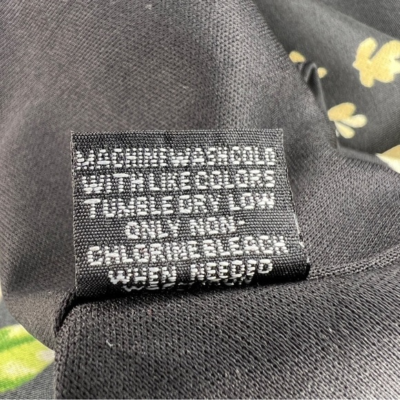 NEW 1X THREAD STORY BLACK FLORAL SATIN JUMPSUIT WIDE LEG  EVENT PARTY - Picture 16 of 16